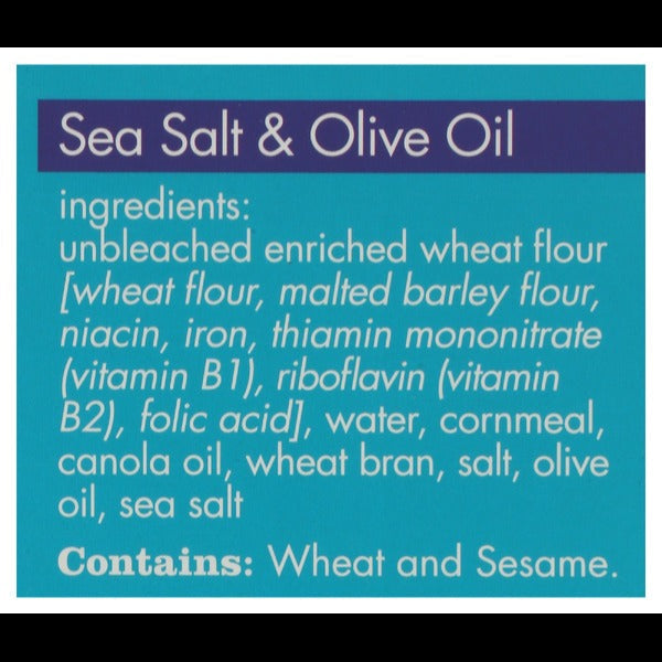 Sea Salt & Olive Oil Crackers