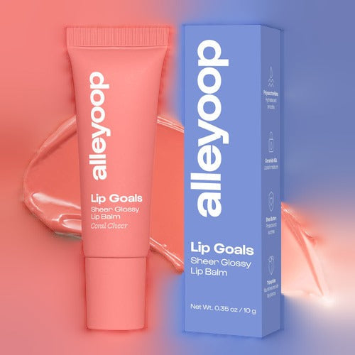 Lip Goals Glossy Balm- Coral Cheer