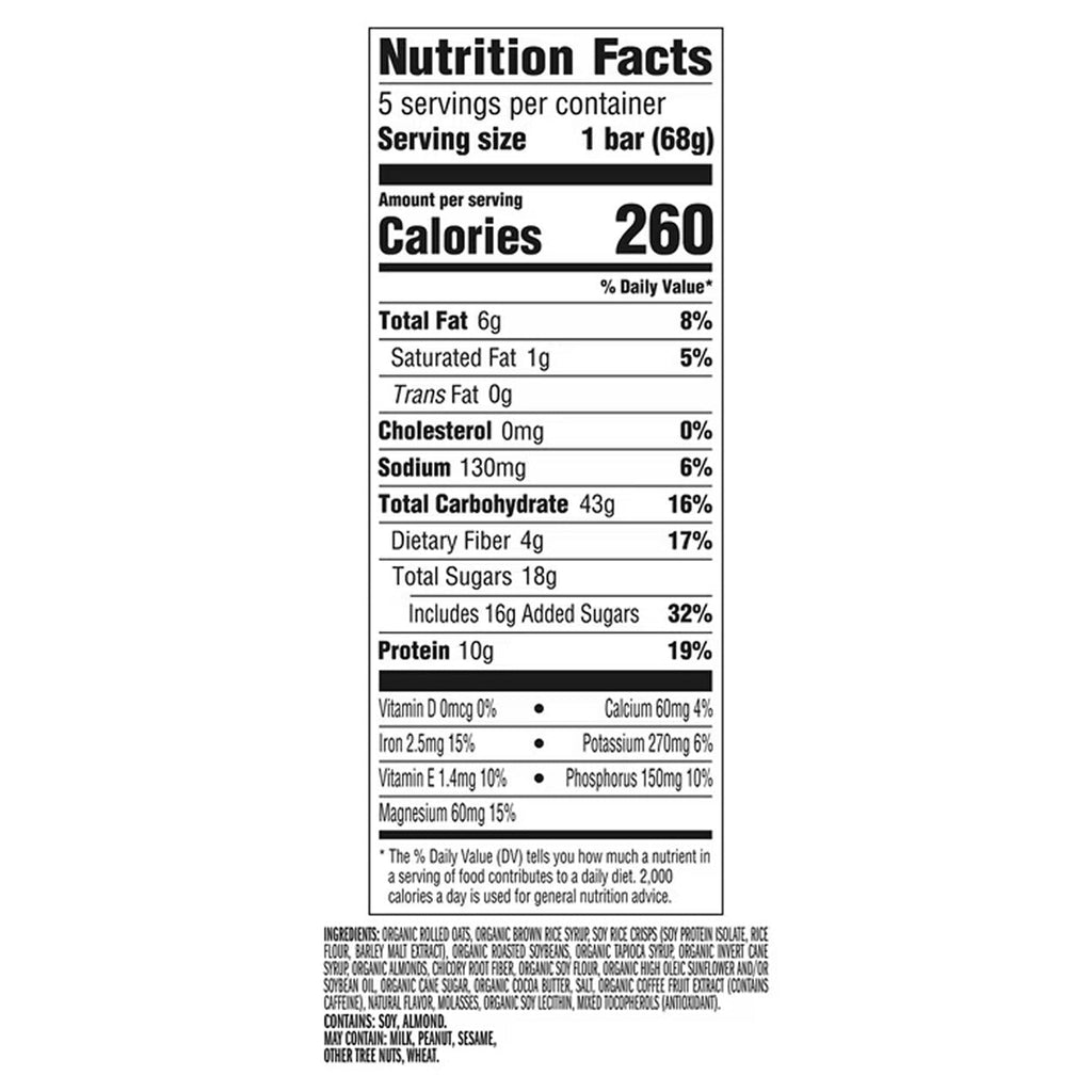 Vanilla Almond Flavor Energy Protein Bars (5 CT)