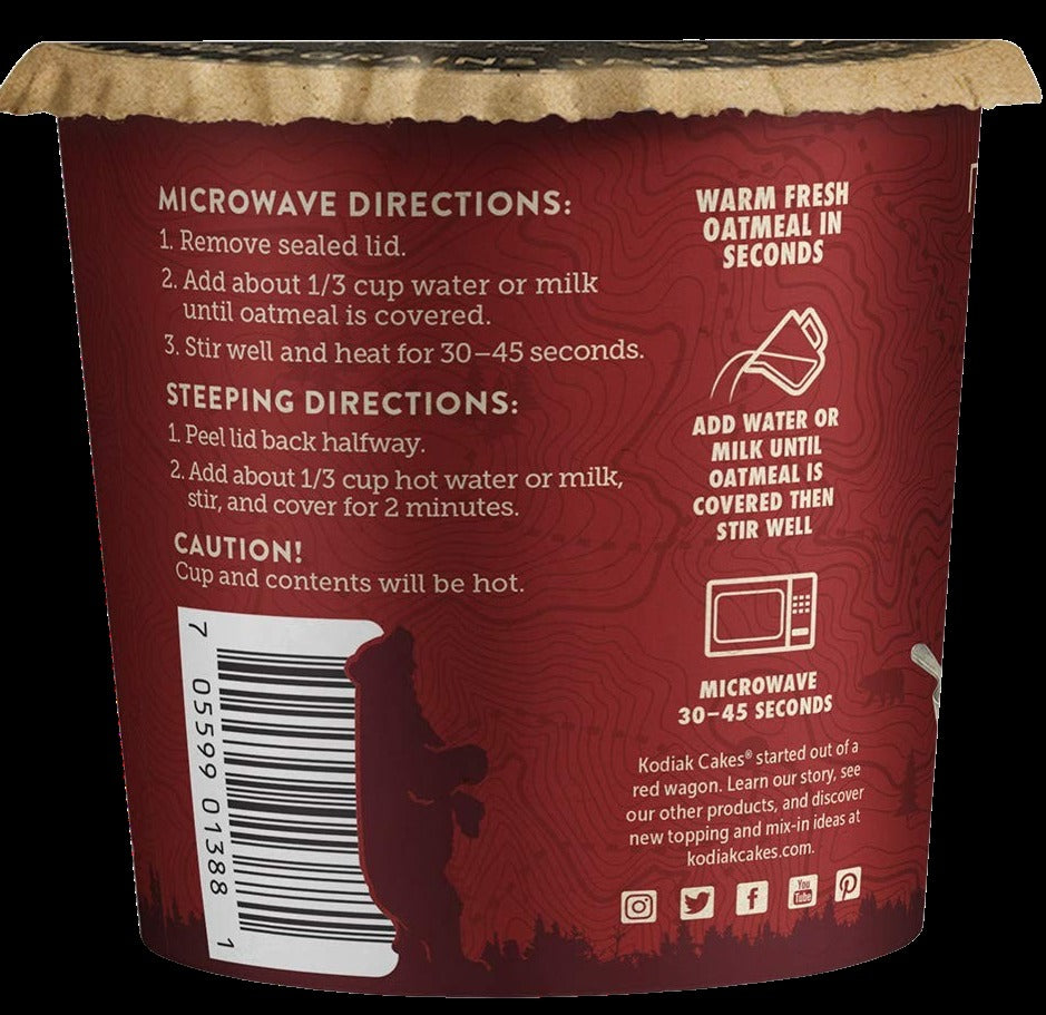 Cinnamon Oatmeal Cup (12 Pack)