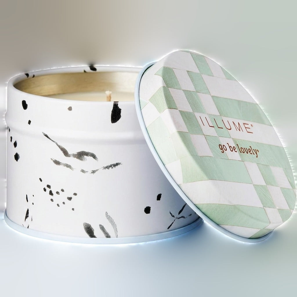 Go Be Lovely Tin Candles