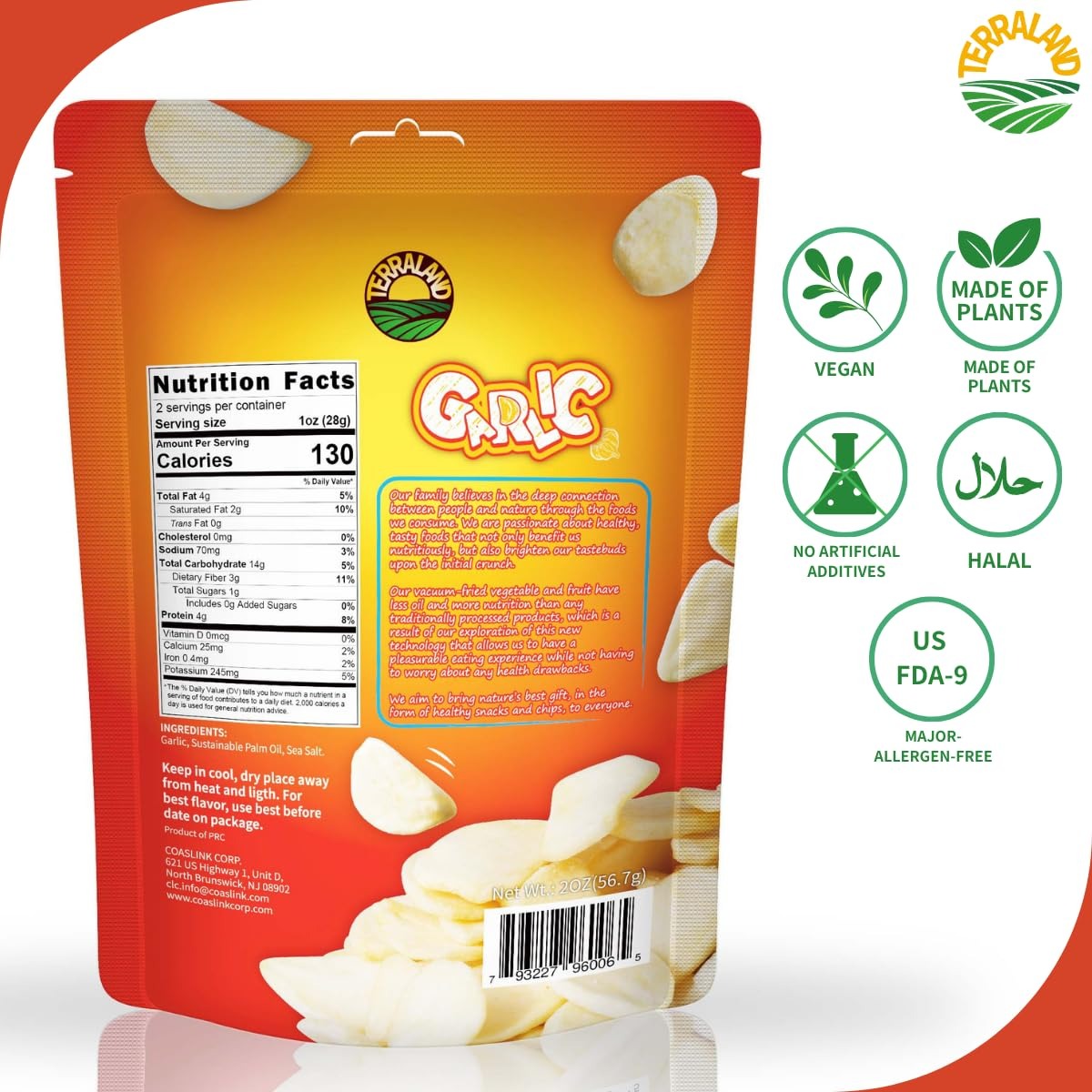 Garlic Sea Salt Chips (8 Pack)