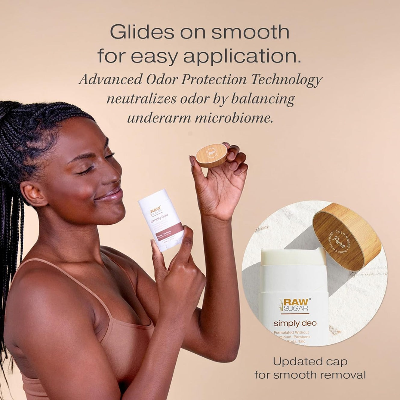Simply Deo - Santal + Verbena Aluminum-Free Deodorant