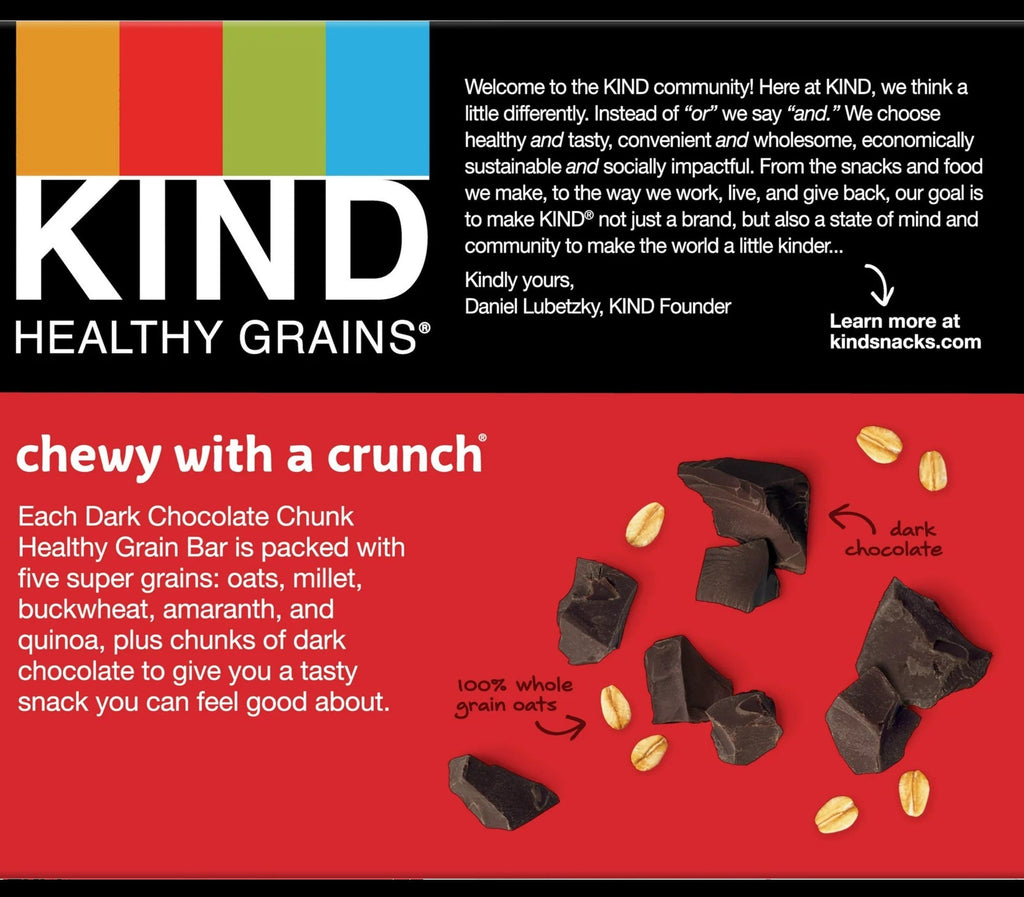 Dark Chocolate Chunk Bar (5 CT)