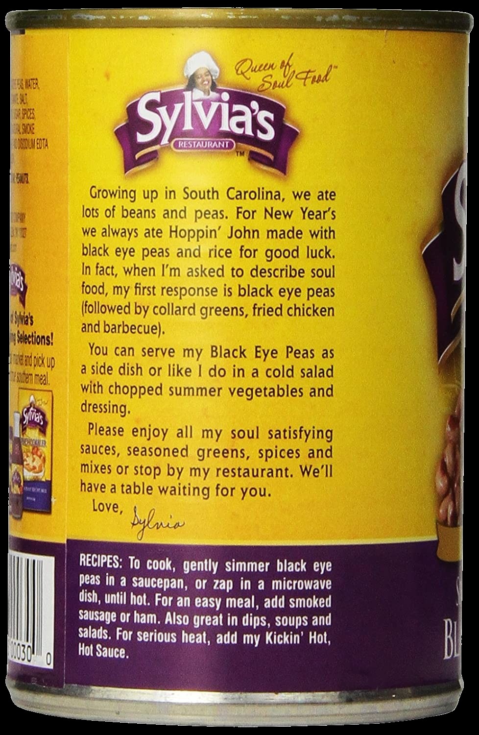 Seasoned Black Eyed Peas