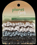 Satin Skinny Scrunchies Greys (5 CT)