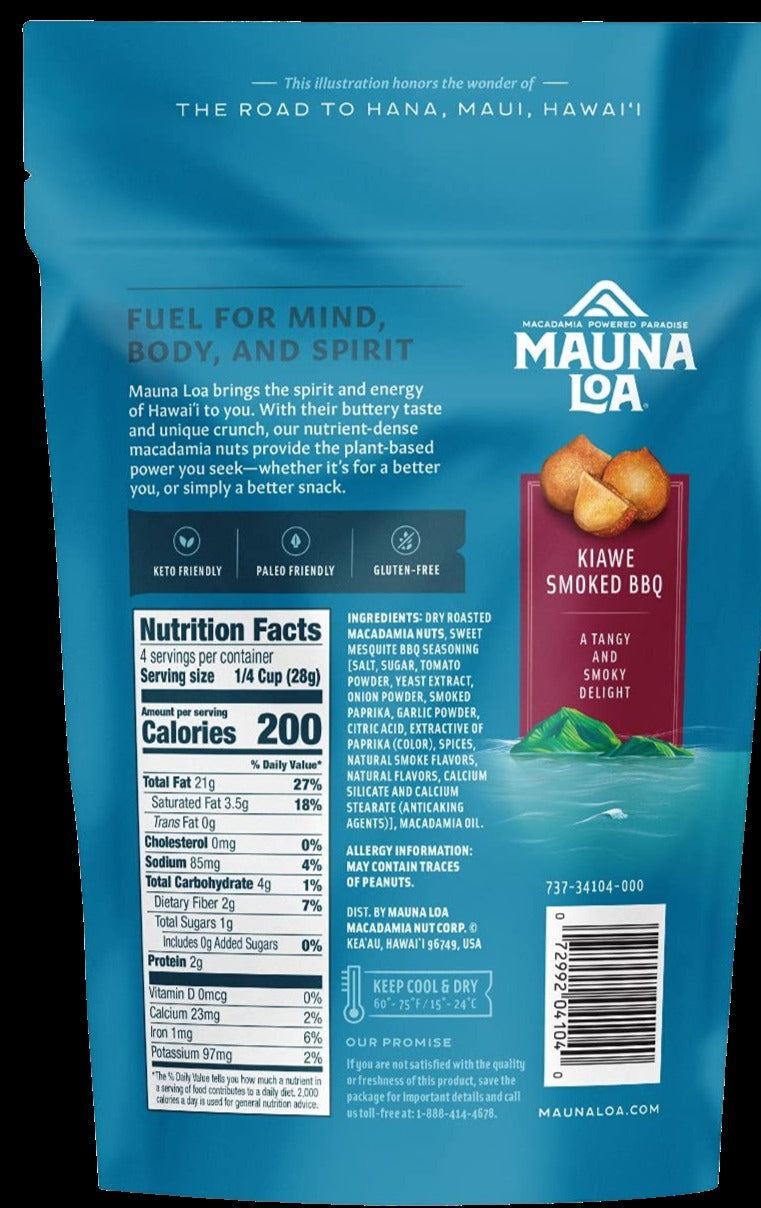 Smoked BBQ Macadamia Nuts