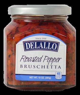 Roasted Pepper Bruschetta