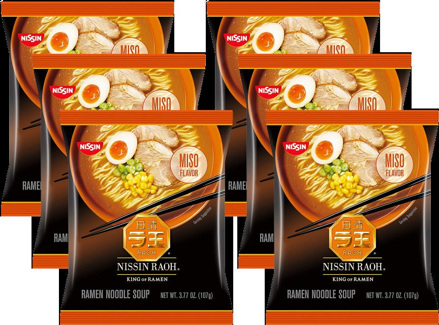 Miso Flavor Ramen Noodle Soup (6 Pack)