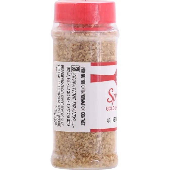 Gold Shimmer Sugar Sprinkles
