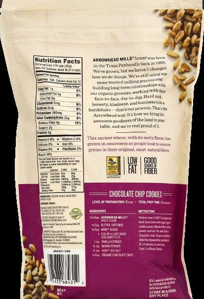 Organic Spelt Flour