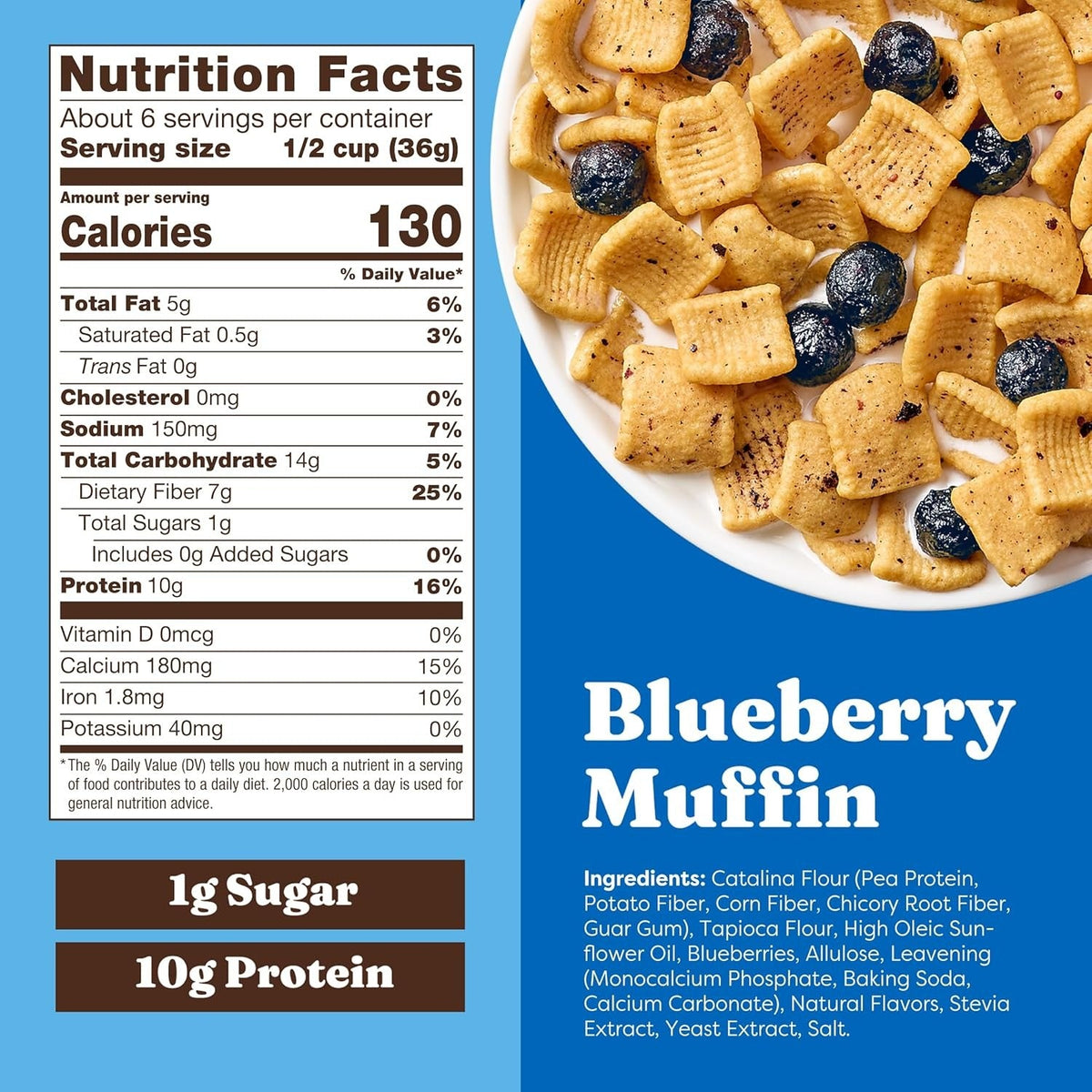 Blueberry Muffin Protein Cereal