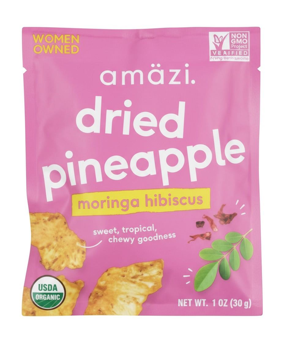 Moringa Hibiscus Dried Pineapple (12 Pack)