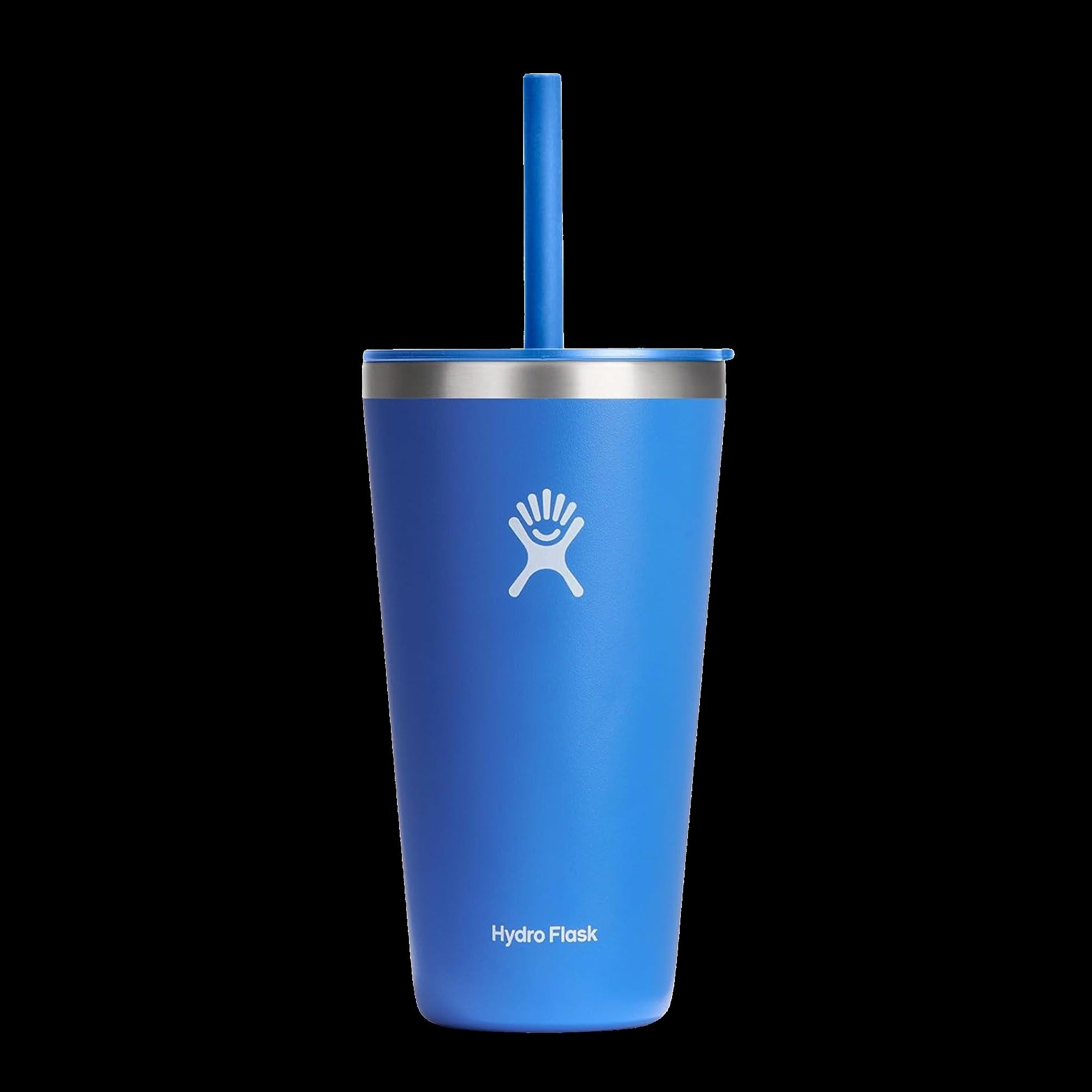28oz All Around Tumbler Straw Lid - Cascade Blue