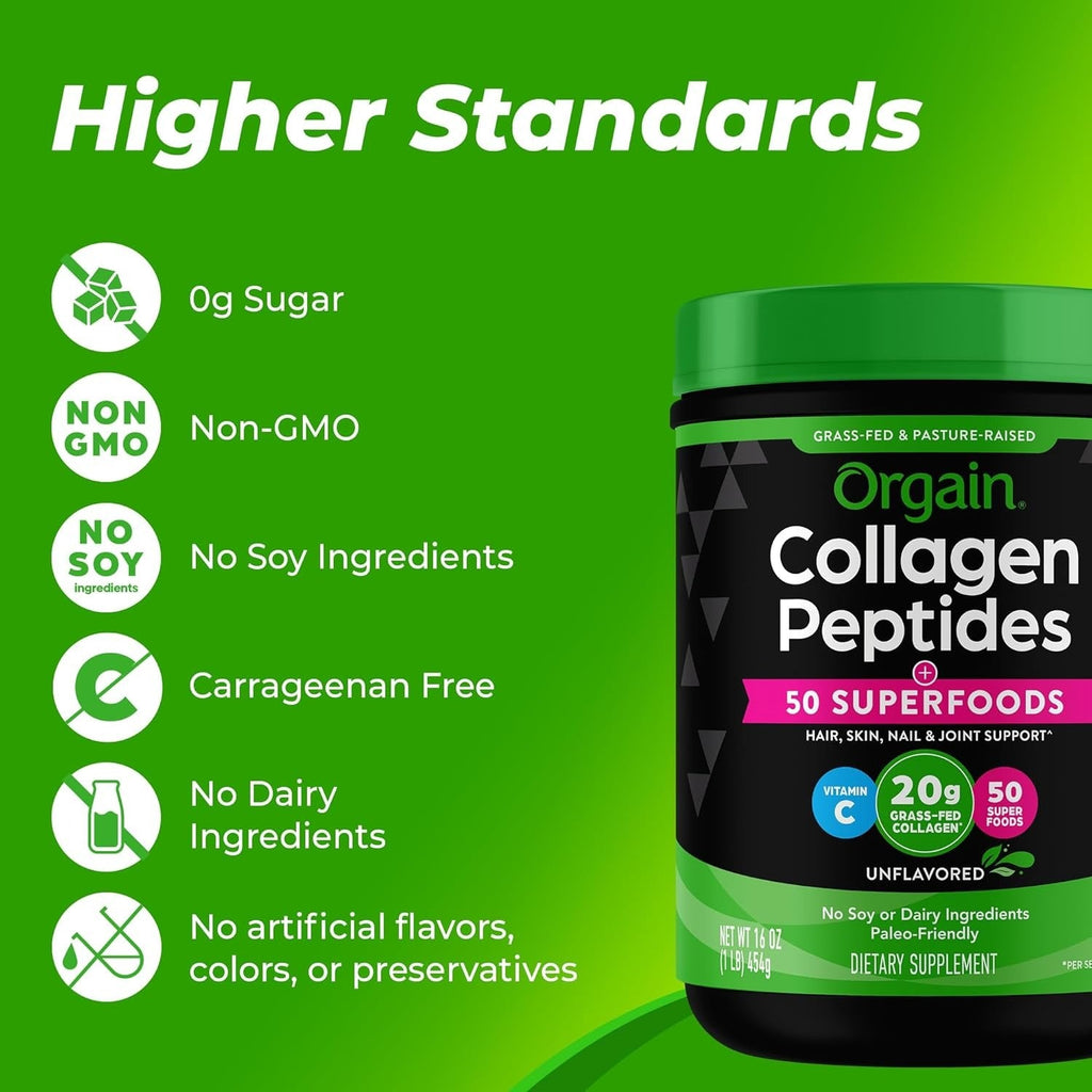 Collagen Peptides 50+ Superfoods Unflavored Powder