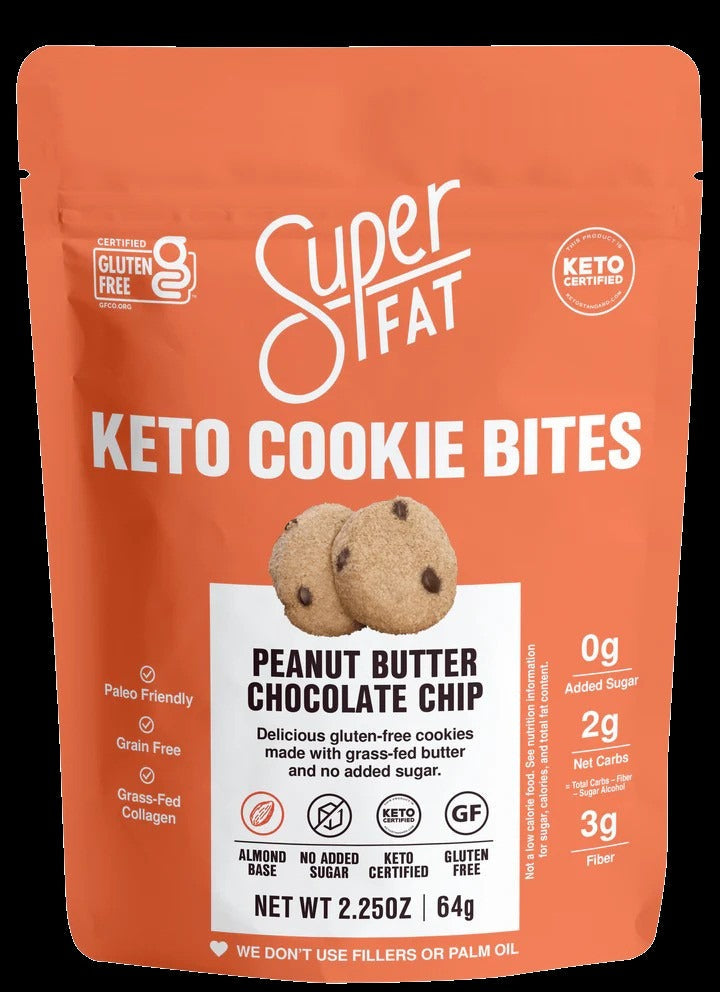 Peanut Butter Chocolate Chip Keto Cookie Bites