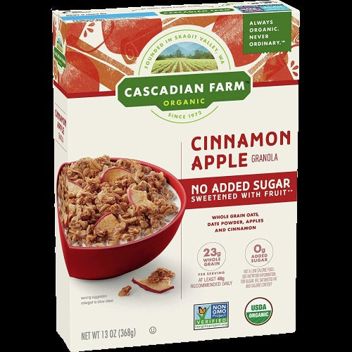 Cinnamon Apple Granola No Sugar Added