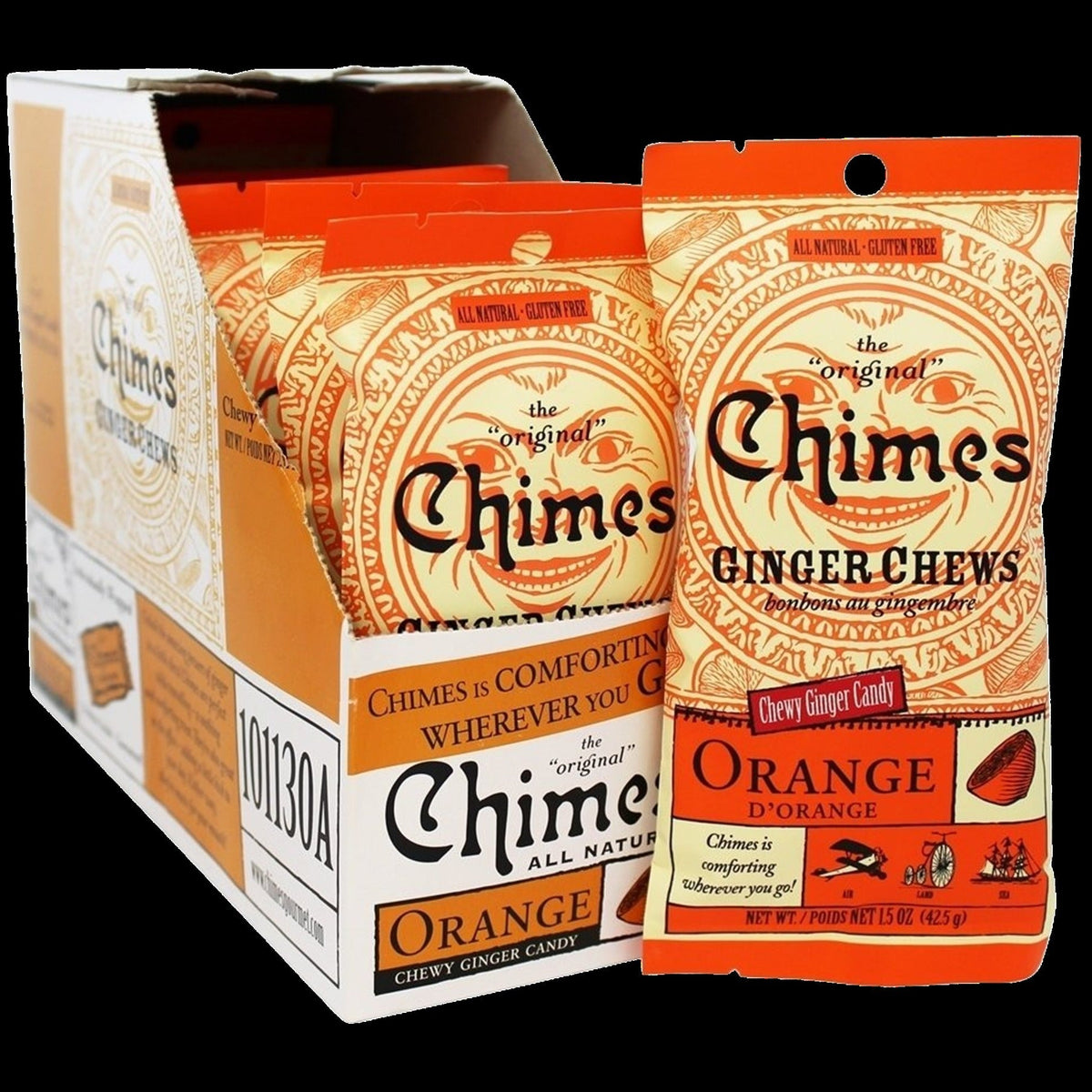 Orange Ginger Chews (12 Pack)