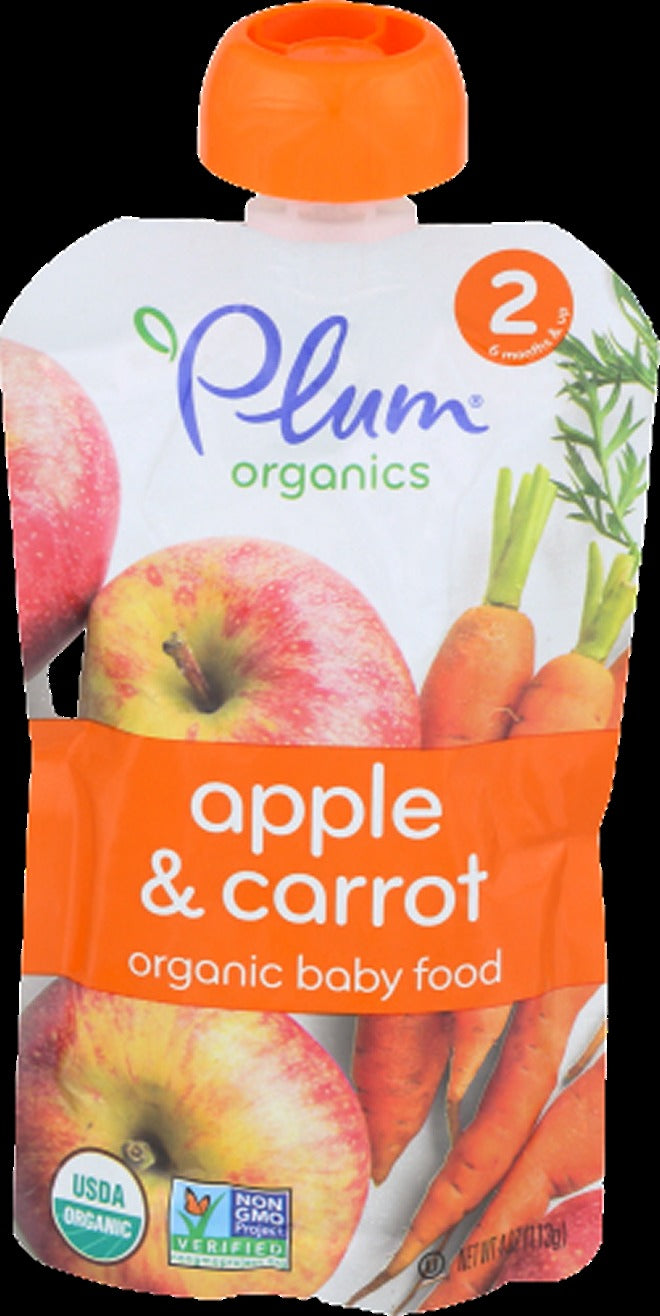 Organic Apple Carrot Baby Puree (6 Pack)