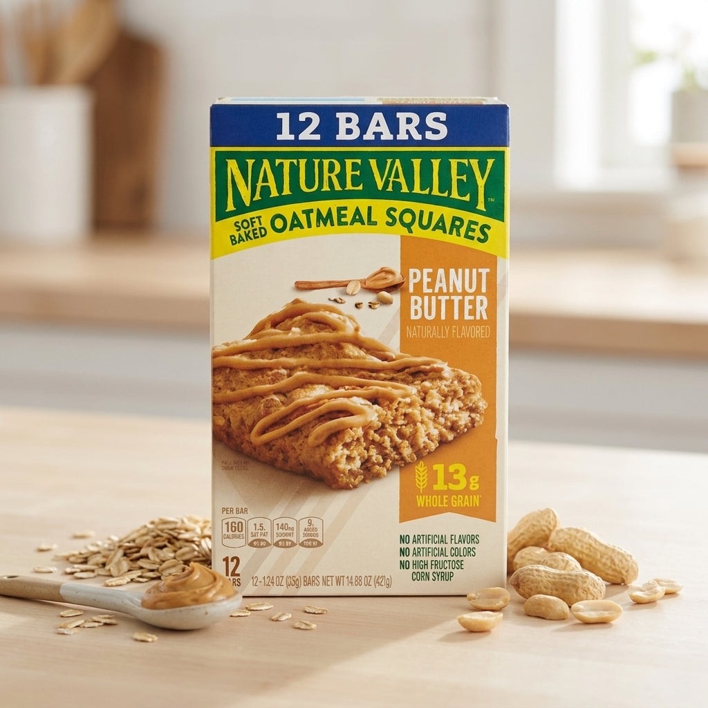 Soft-Baked Oatmeal Squares - Peanut Butter (12 CT)