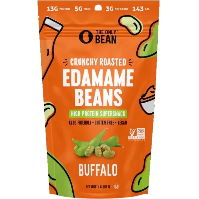 Buffalo Crunchy Roasted Edamame Bean