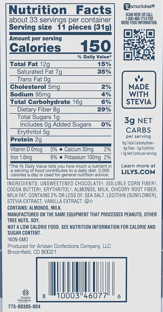 Salted Almond Milk Chocolate Bar (12 CT)