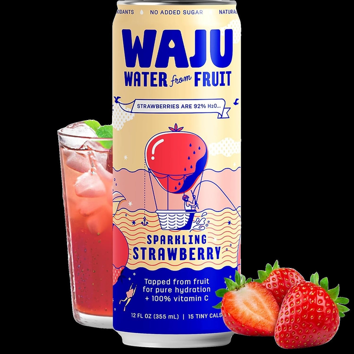 Strawberry Sparkling Water (12 Pack)