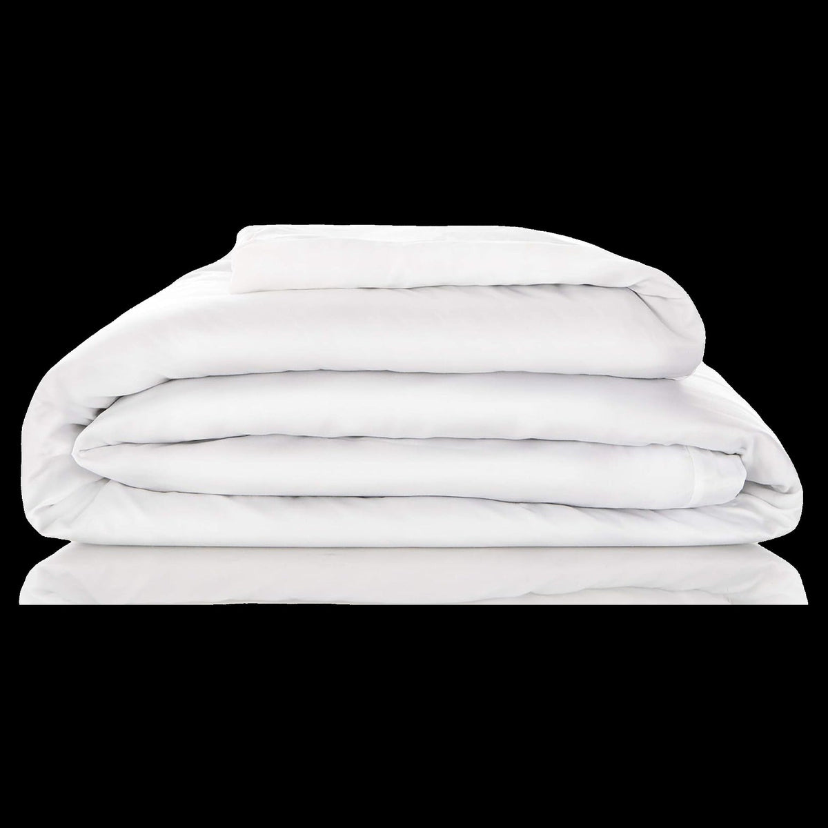 Woven Duvet Cover in White - King