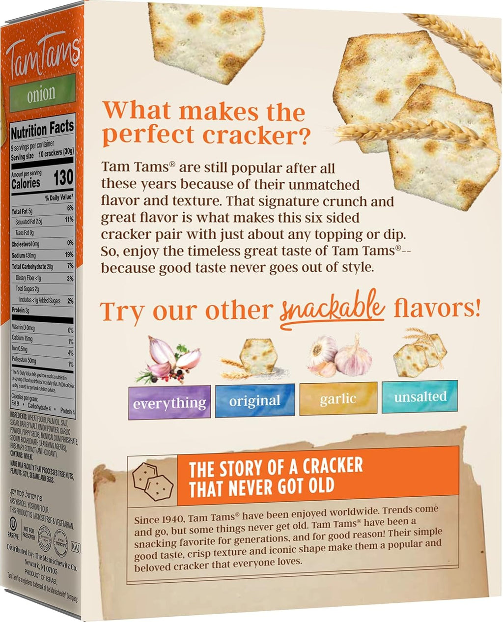 Onion Tam Tams Cracker