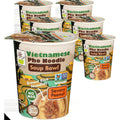 Savory Peanut Vietnamese Pho Noodle Soup Bowl (6 Pack)