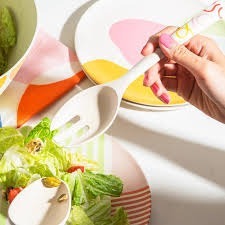 Bamboo Salad Plate Set in Boulders (4 CT)