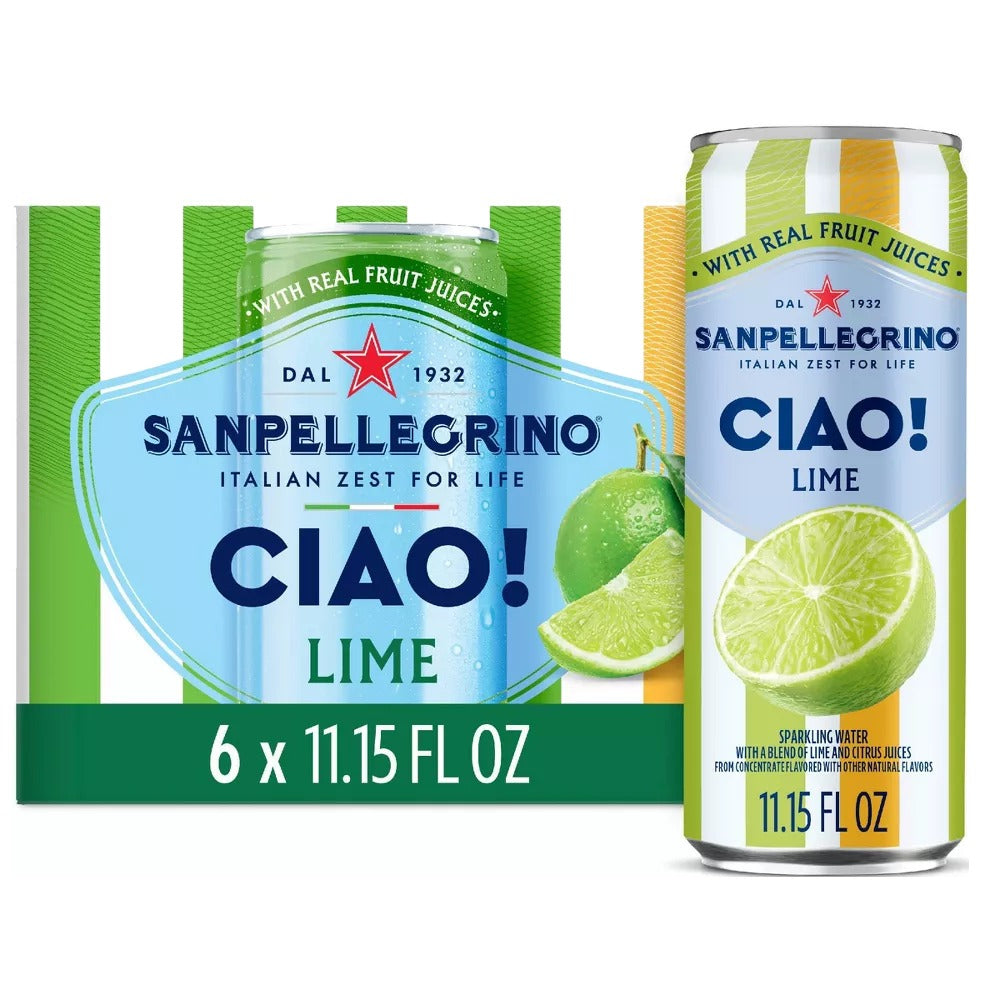 Ciao Lime Sparkling Water (6 Pack)