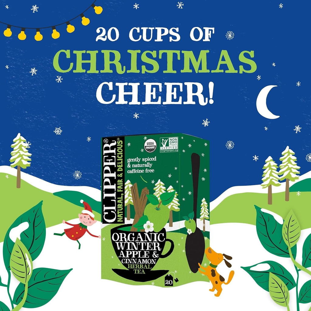 Organic Winter Apple and Cinnamon Herbal Tea (20 CT)