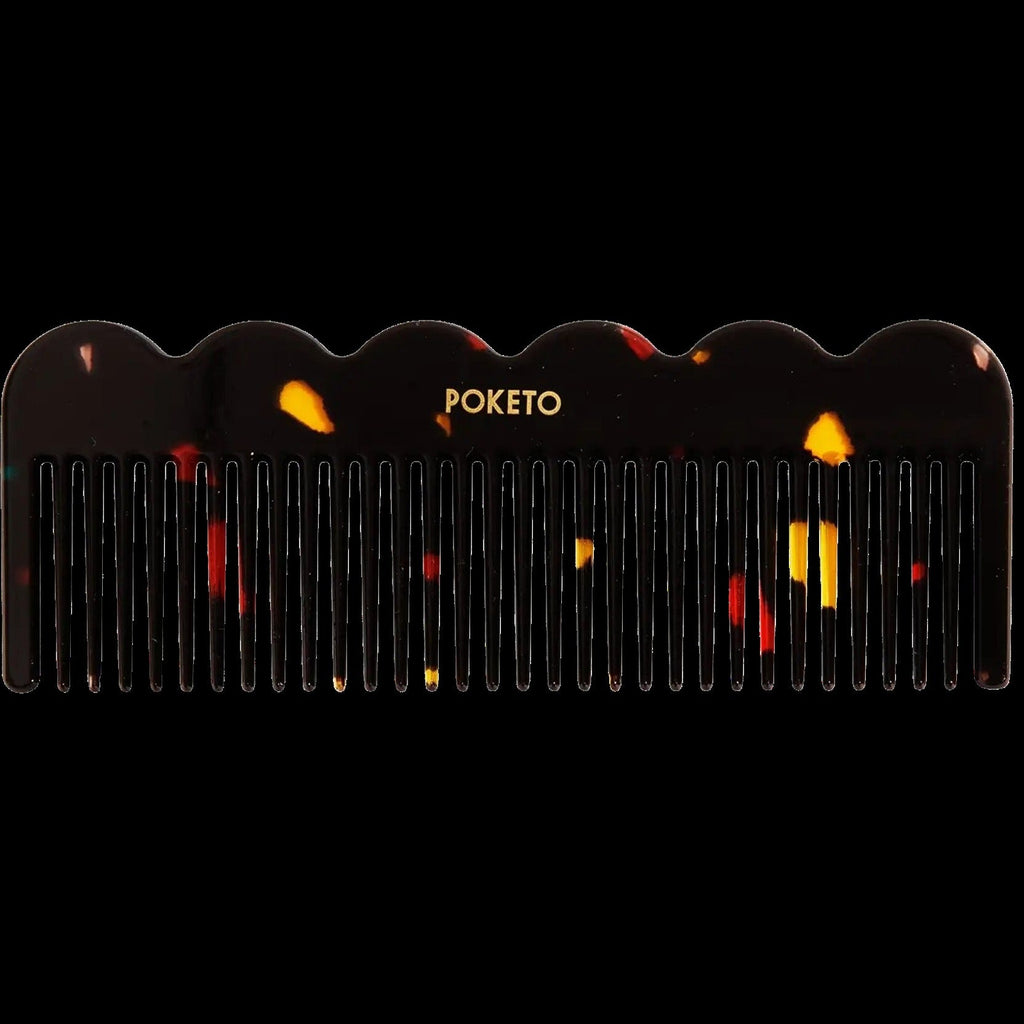 Wave Comb - Black Amber
