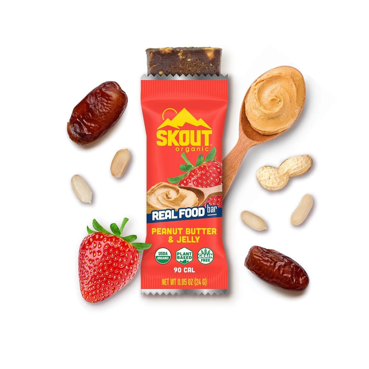 Organic Peanut Butter & Jelly Kid's Snack Bar (6 CT)