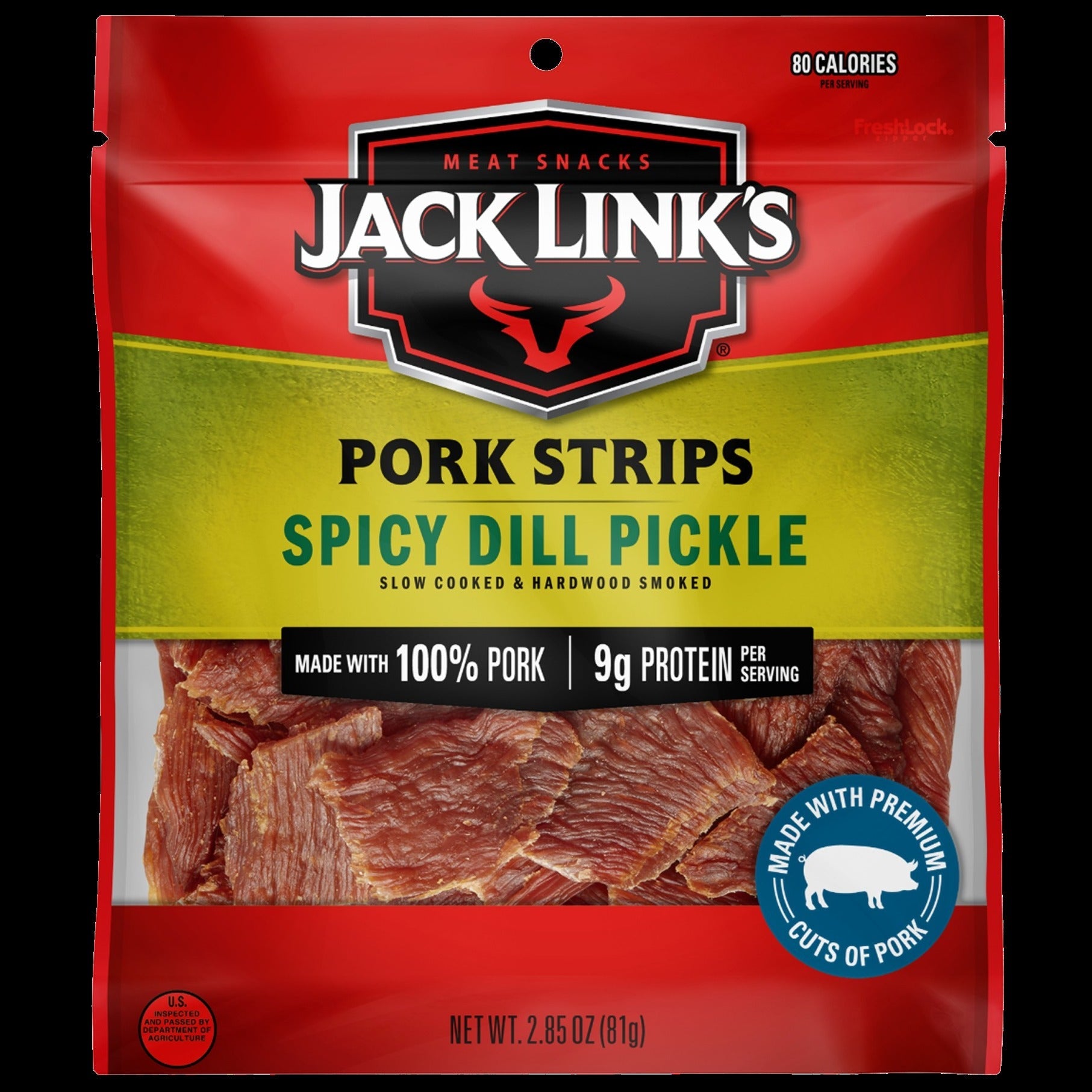 Spicy Dill Pickle Pork Strips