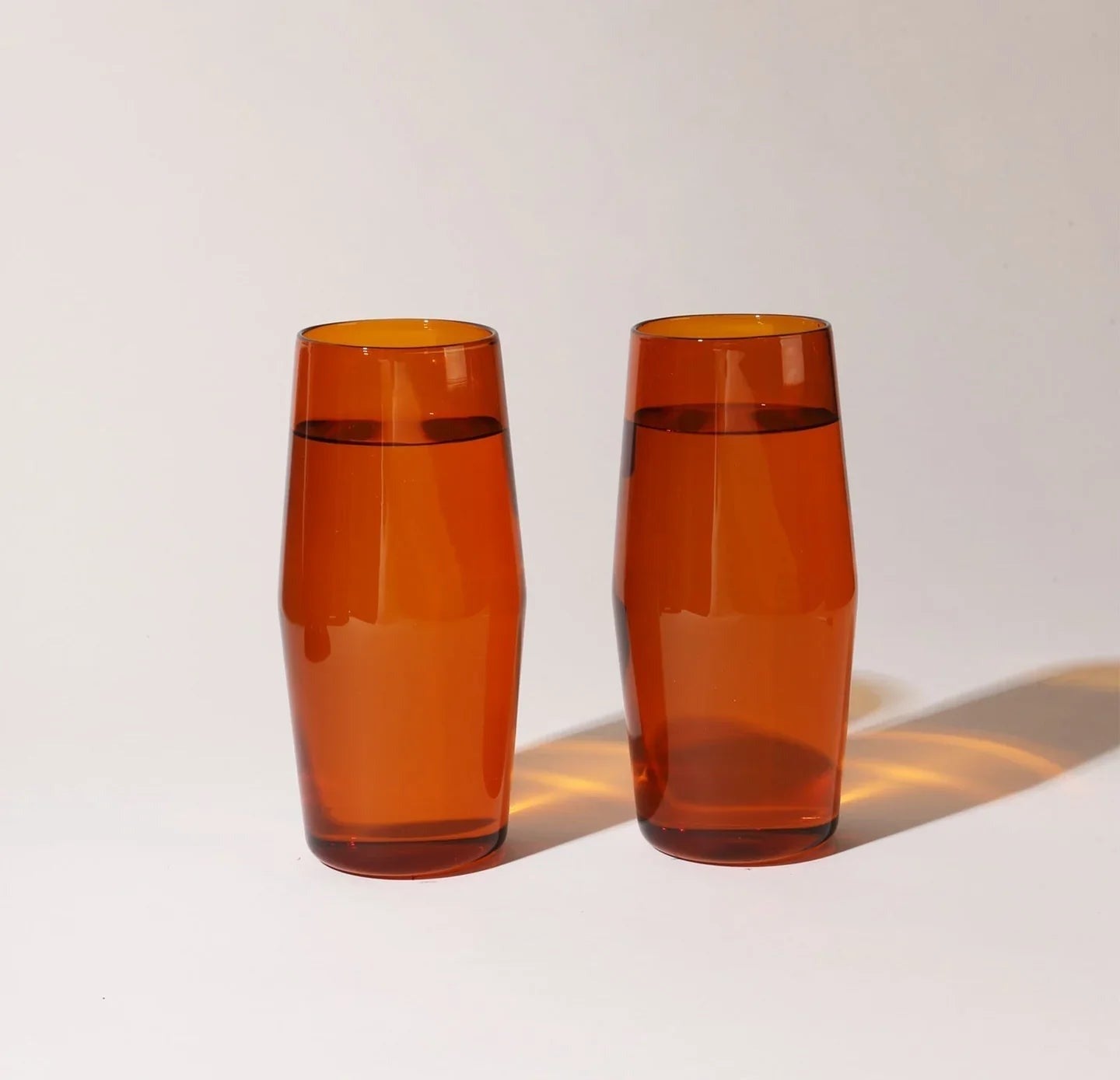 Century Glass Set Of Two (Amber)