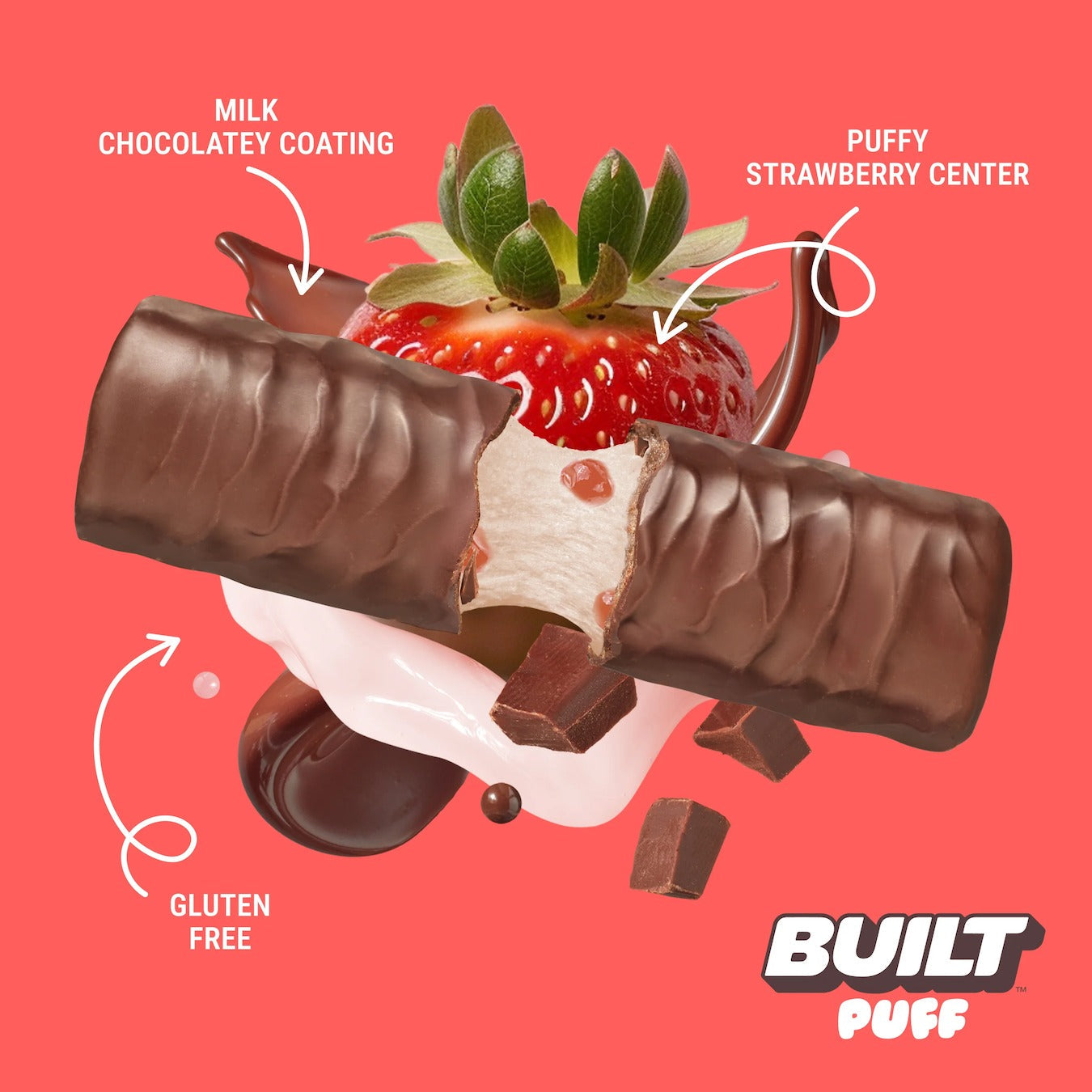 Strawberries 'N Cream Puff Bar (12 CT)
