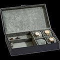 Black Leather Jewelry Box