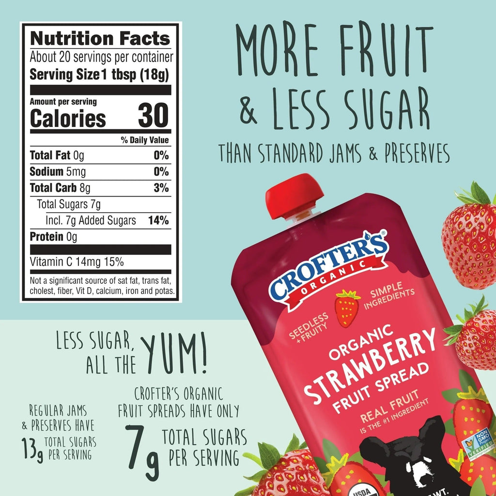 Organic Strawberry Fruit Spread