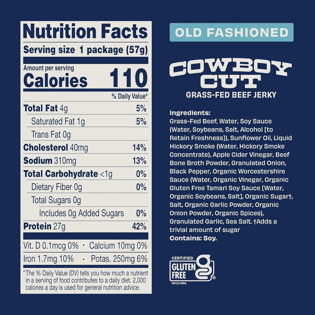 Cowboy Cut Old Fashioned Beef Jerky