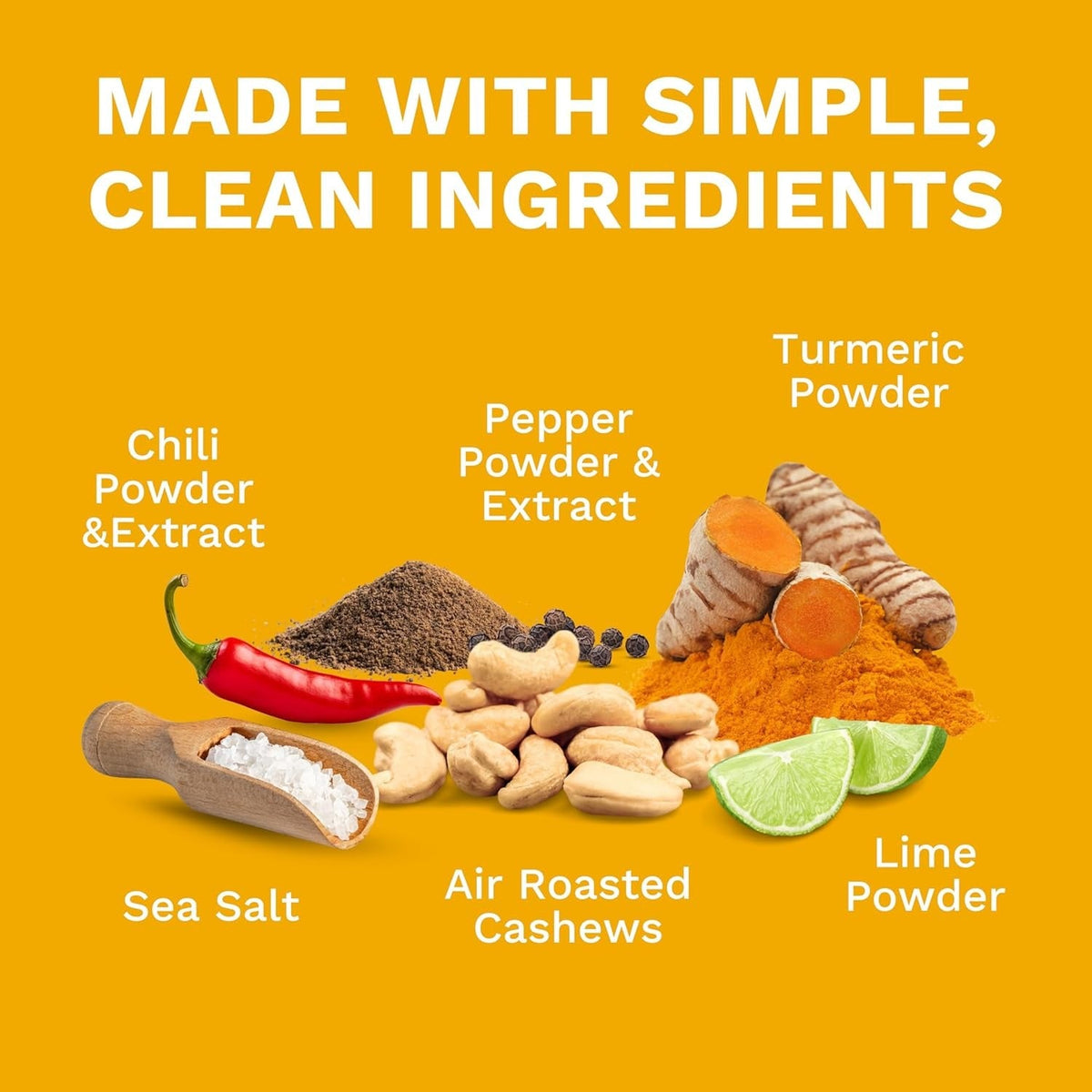 Golden Turmeric Wrapped Cashews (12 CT)