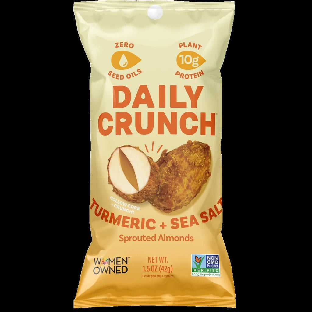 Turmeric + Sea Salt Sprouted Almonds (8 Pack)