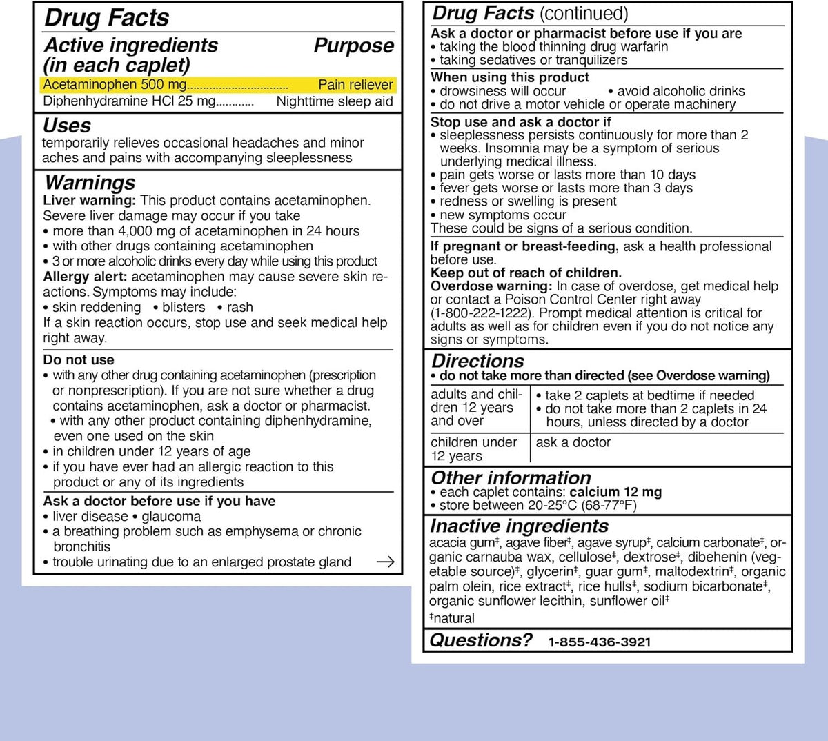 Acetaminophen Extra Strength Pain Relief