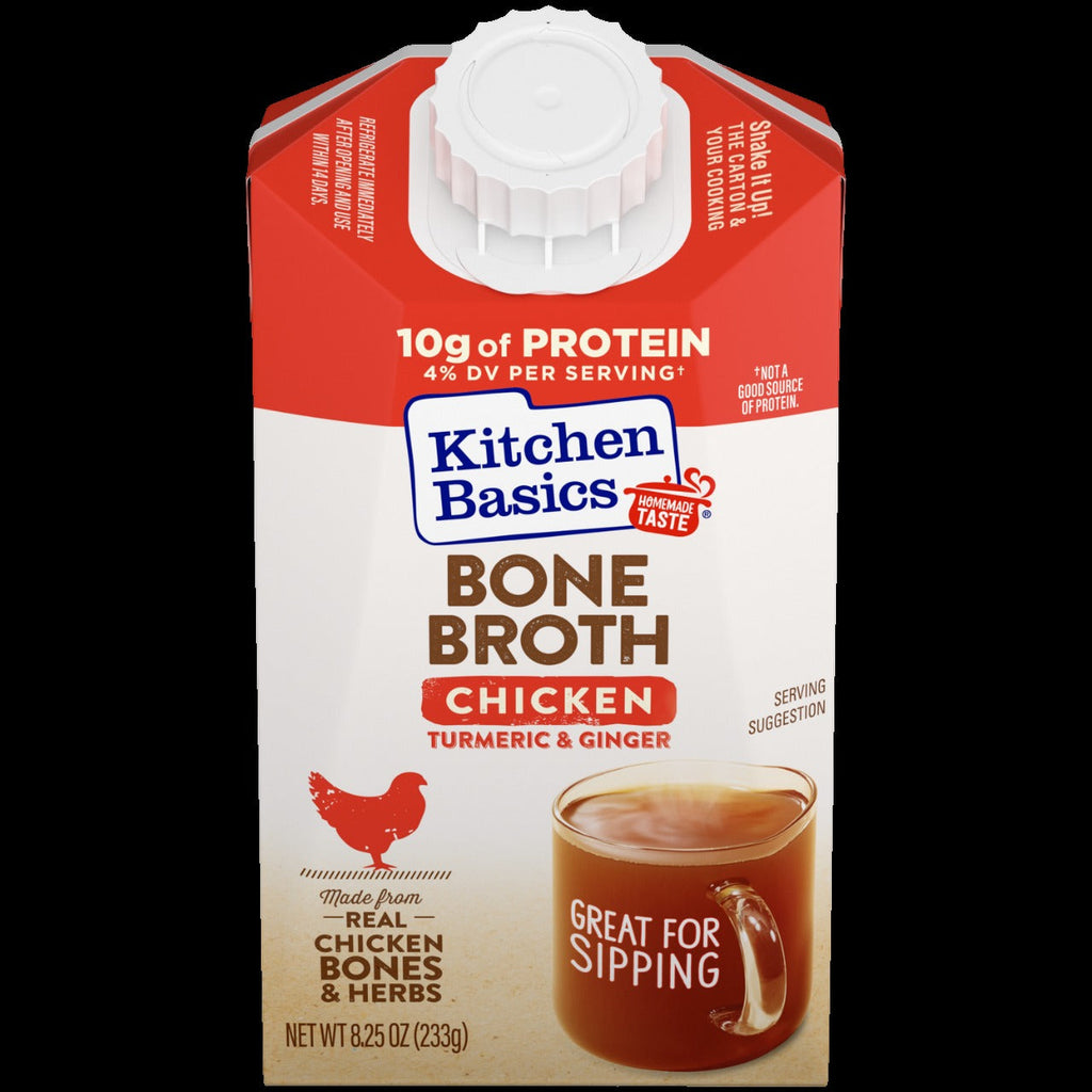 Turmeric & Ginger With Lemongrass Chicken Bone Broth