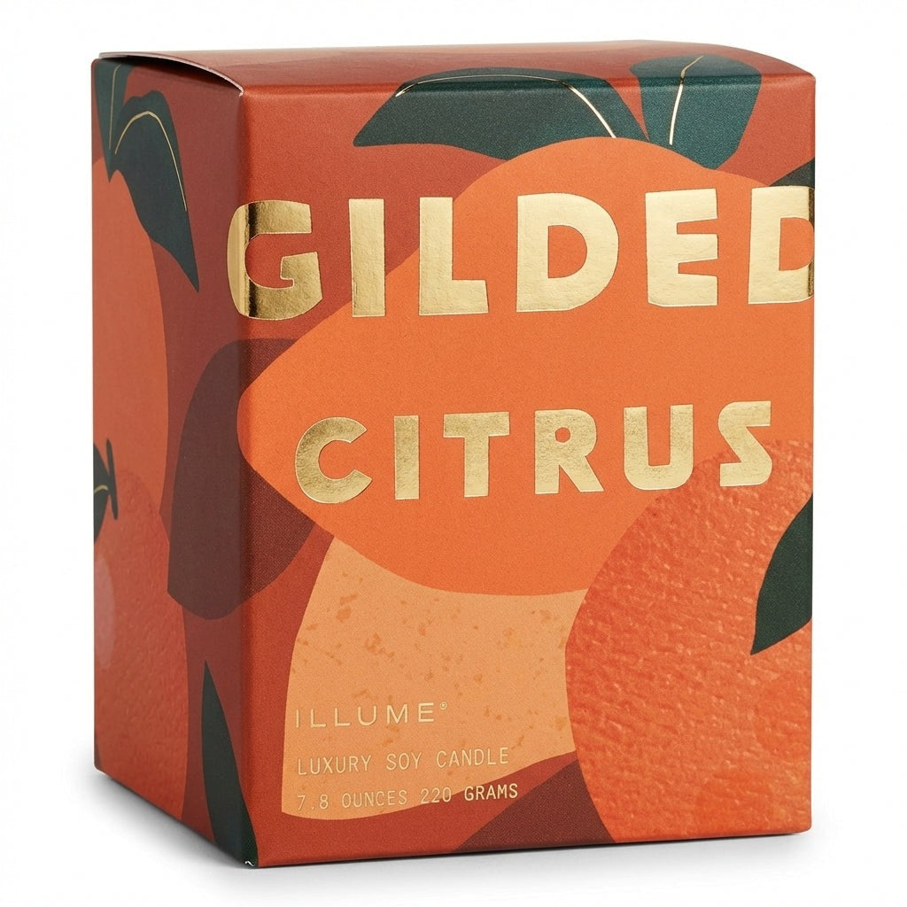 Glace Boxed Glass Candle - Gilded Citrus