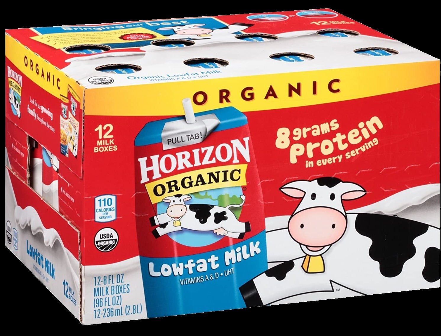 Organic Lowfat Milk (12 Pack)