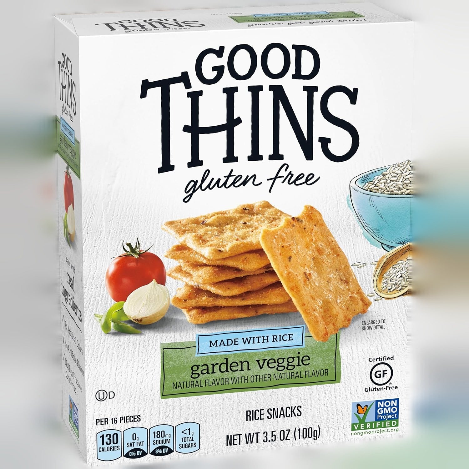 Gluten Free Garden Veggie Crackers