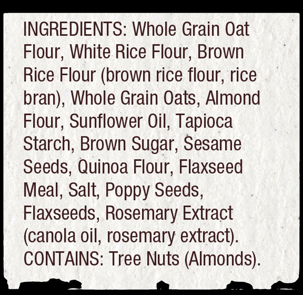 Sesame Oat Crackers