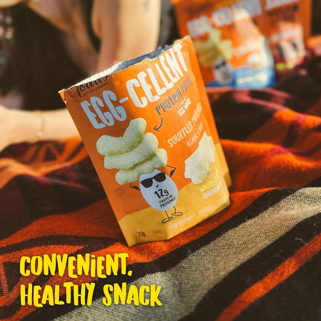 Egg-Cellent Protein Puffs - White Cheddar